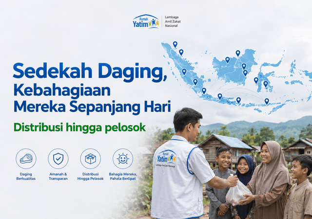 Sedekah Daging untuk Yatim & Dhuafa